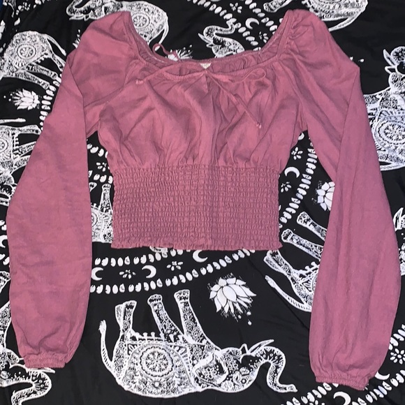 Dirty Pink Aéropostale crop shirt - Picture 1 of 1
